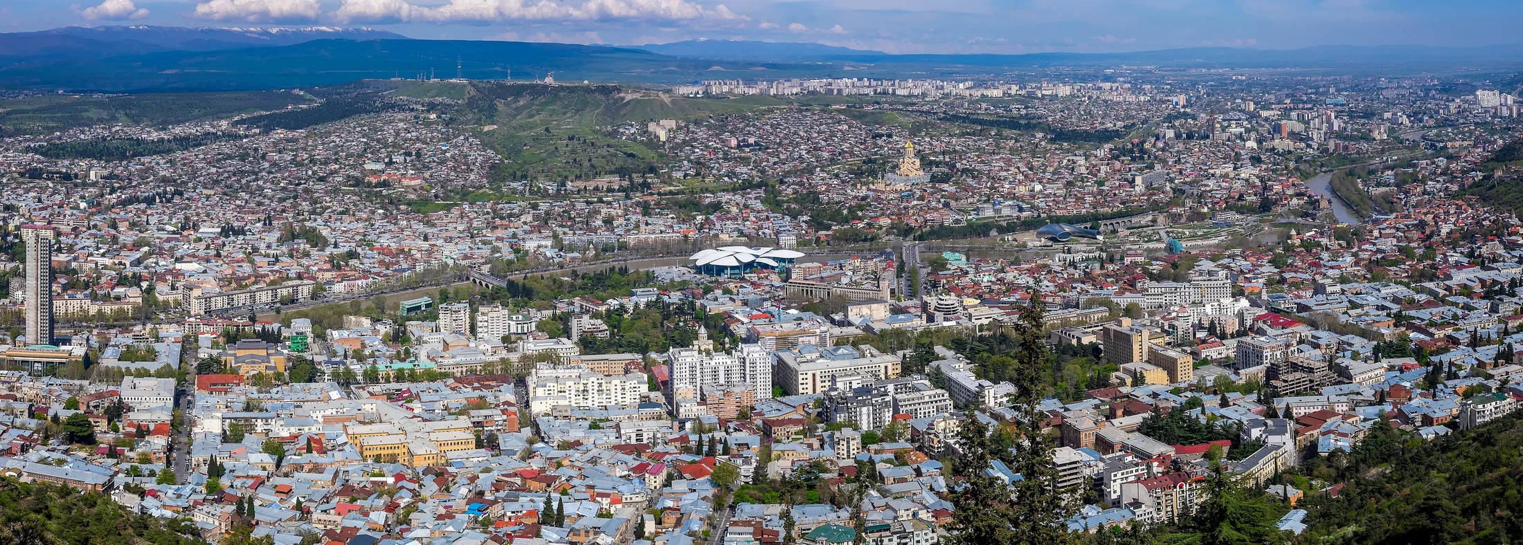 Tbilisi city panorama